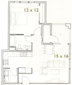 1HAB/1BA - Riviera Highlands