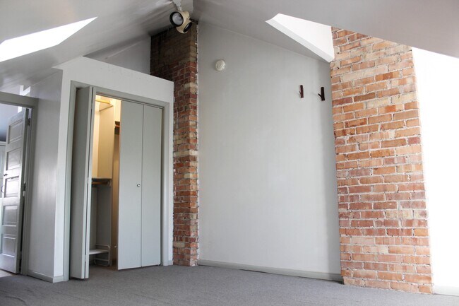 Exposed brick chimneys - 851 E 3rd Ave