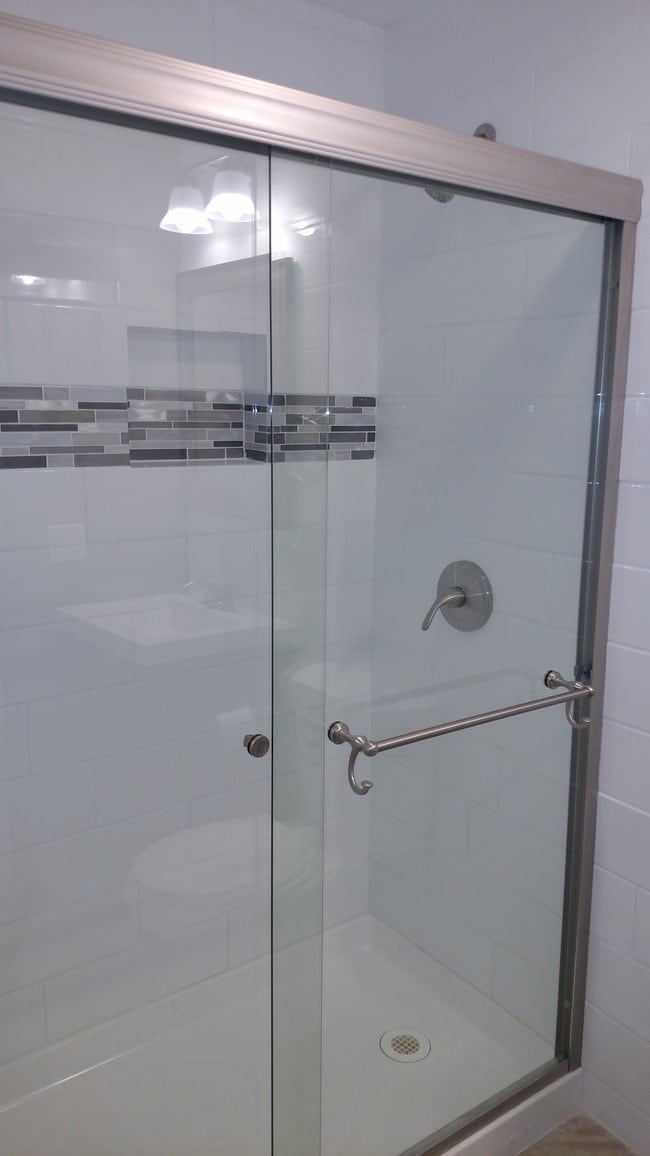 Newly Remodeled Shower - EastGate Apartments