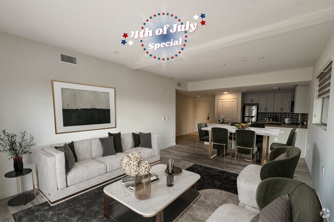 2 BR, 2 BA - Living Room (La Brea) - Legacy Tamarind