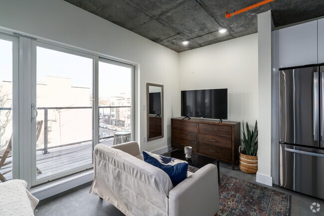 Studio - 398SF - Living Room - The Gotham