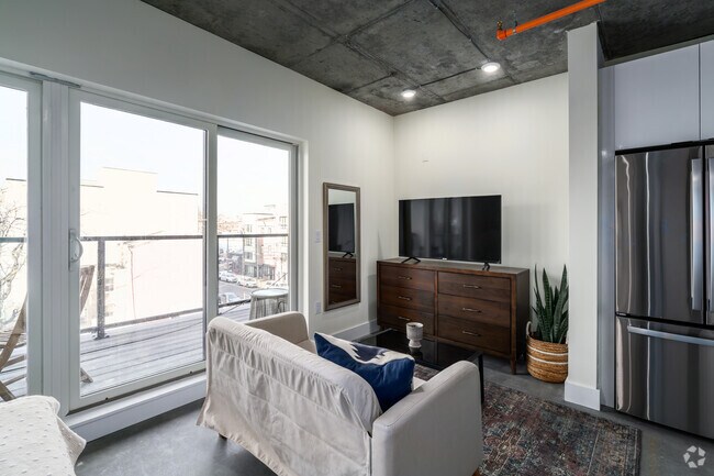 Studio - 398SF - Living Room - The Gotham