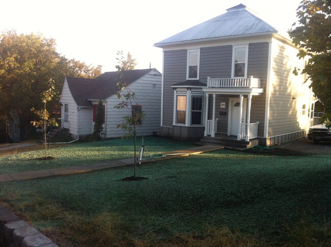 Street view in spring - 245 SW Blaine St