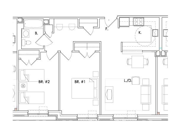 Floorplan - 1212 MLK Apartments