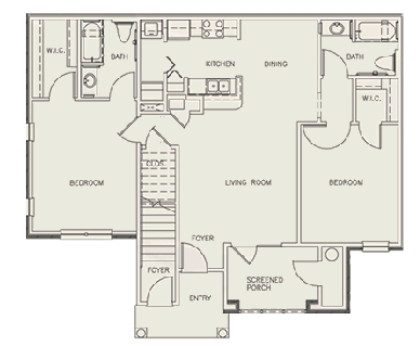 2HAB/2BA - Woodstone Apartments