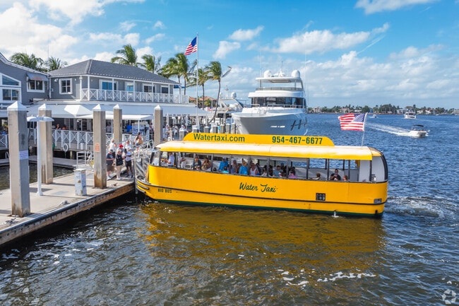 Take Fort Lauderdale water taxis for easy trips to city attractions and scenic waterfront views.