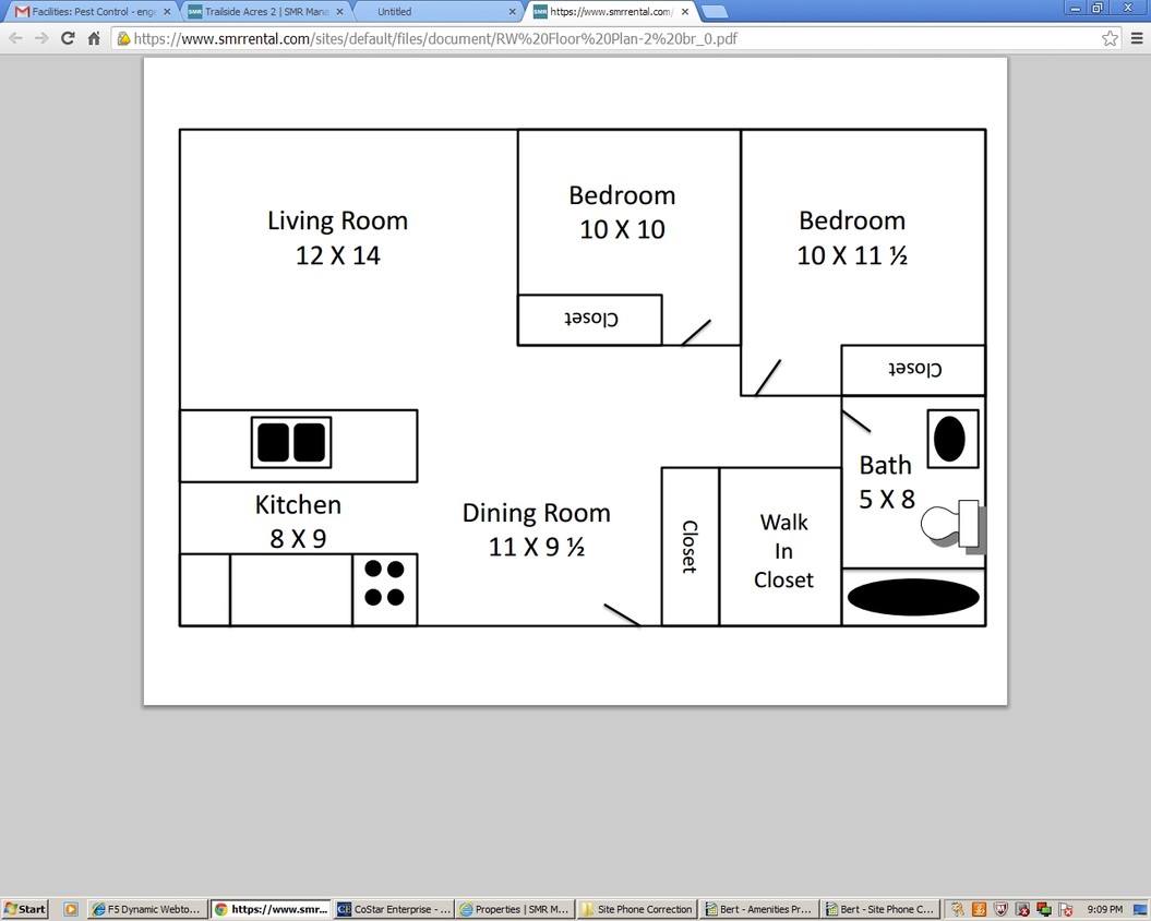 Plano de planta - Trailside Acres 2