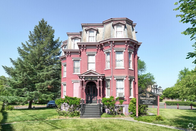 The Swain Galleries is located in a Victorian House in the Historic District in Plainfield.