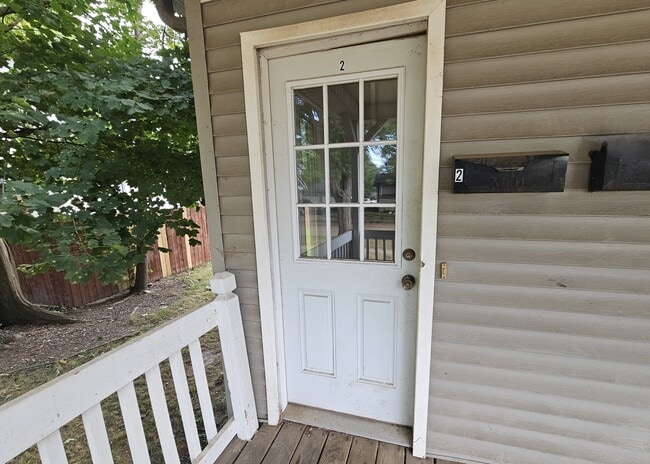 Upper Apartment Front Door - 170 Lathrop Ave