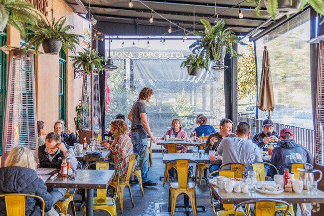 Start your day right at Breakfast Republic in the Midway District with delicious breakfast.