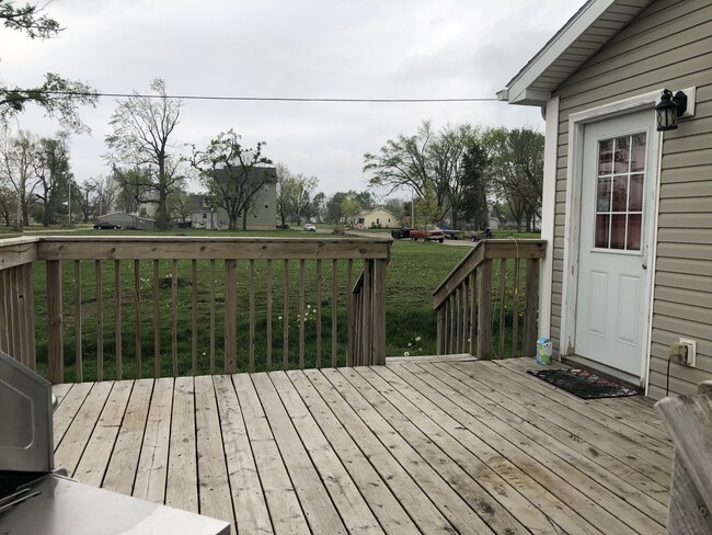 Large deck off the back of the house - 1231 6th St NW