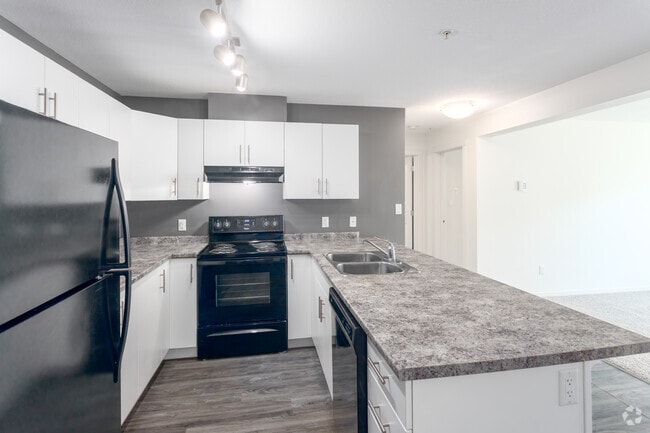 2BR, 1BA - 894SF - Kitchen - Heritage Valley Apartments