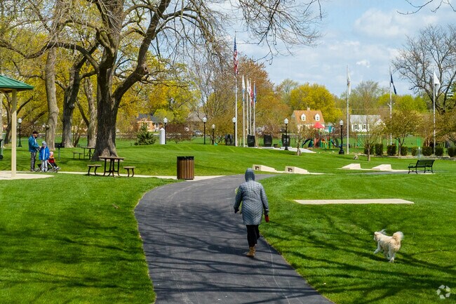 Carpenter Park has walking paths throughout its 24 acres.