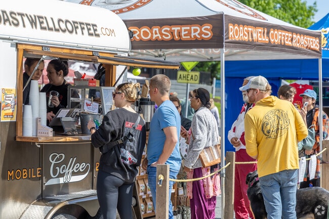 Locally roasted coffee is one of many delights available at the Eason Farmers' Market.