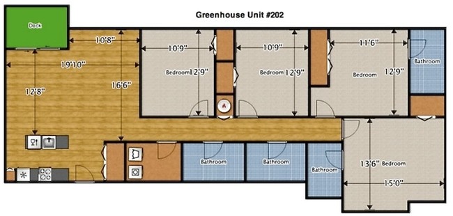 Greenhouse Unit #202 - The Greenhouse