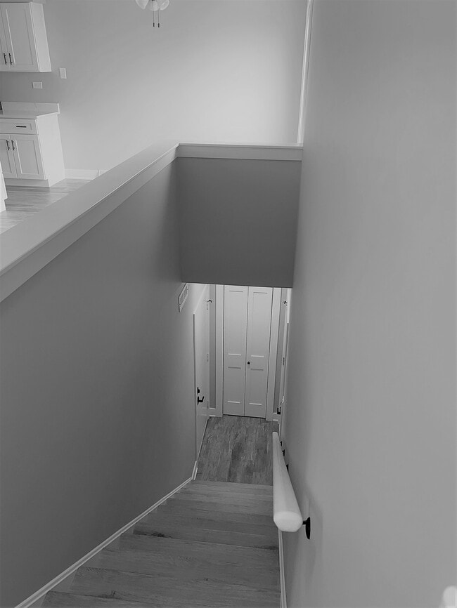 View of entrance and stairs to unit - 155 Spuhler Dr