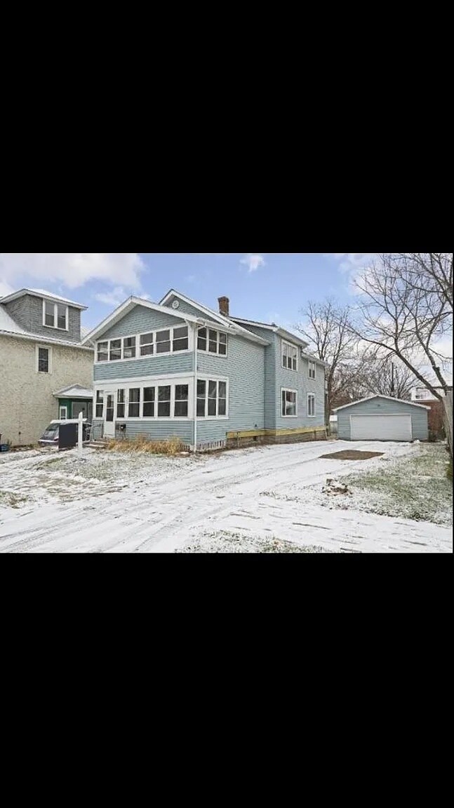 Front of house and driveway - 560 Stryker ave