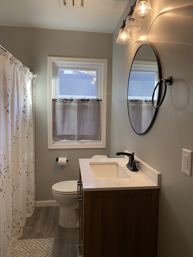 Newly remodeled main bathroom. - 1387 Burr St