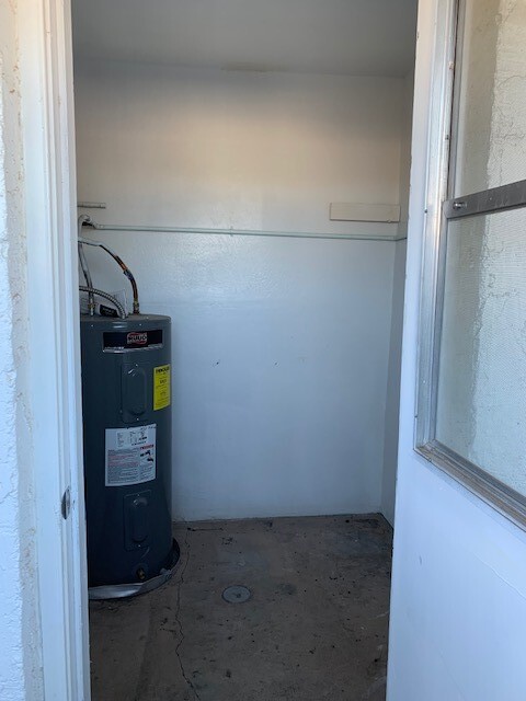 Storage closet in Private Back Patio - 4135 N 27th St