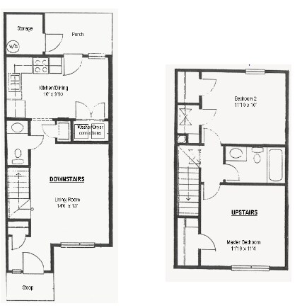 2HAB/2BA - East Park Apartments