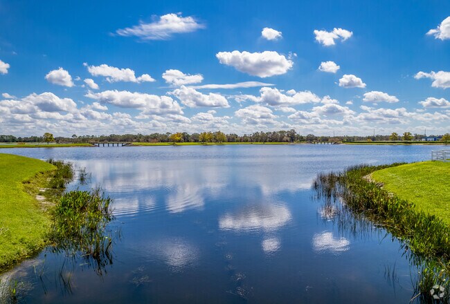 James L. Patton Park has beautiful lake views in Lakewood Ranch, FL.