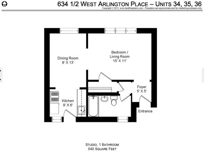 Foto del edificio - 634.5 W Arlington Pl