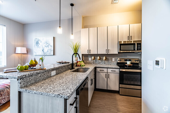 Estudio - Cocina de 538SF - 6228 Music City Apartments