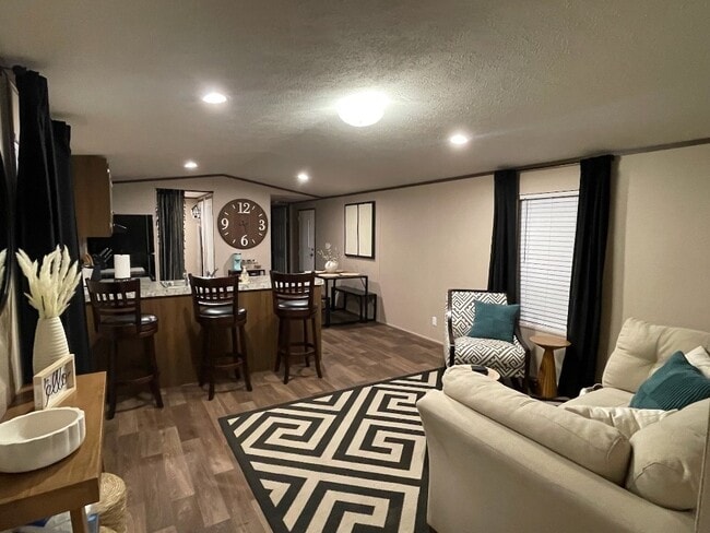 Living Room and Kitchen - 203 Poplar St