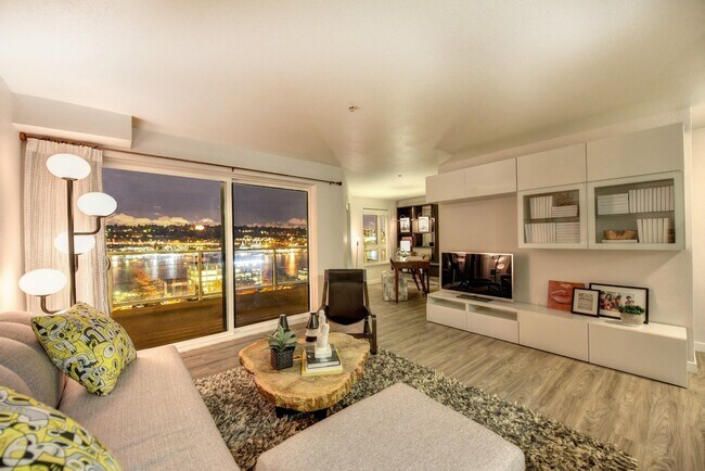 Sala de estar - The Summit at Lake Union