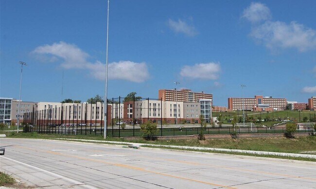 Just across the street from KU - 1445 W 19th St