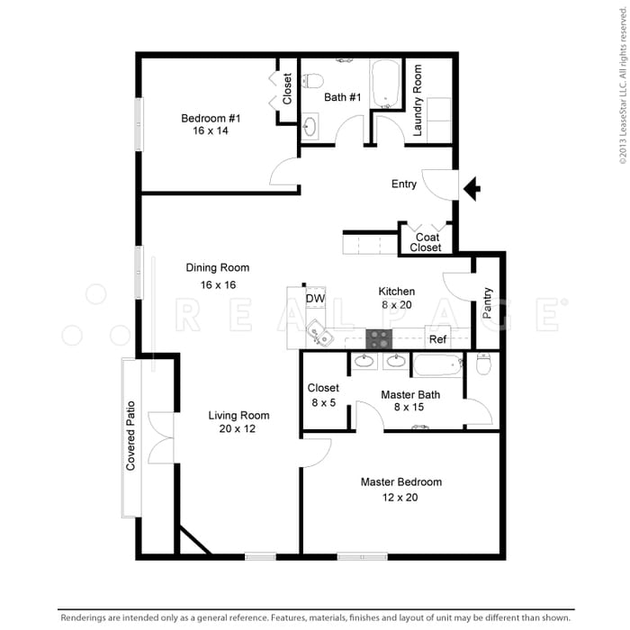 Plano de planta - Stonewater Place