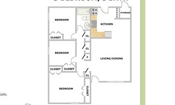 3BR/1BA - Oakhaven