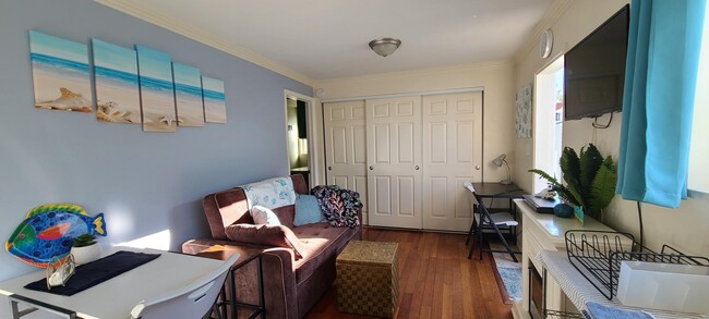 sunny main room- sofa bed - Pacific Beach Dr - FULLY FURNISHED