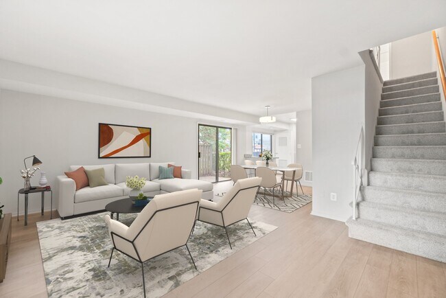 Sala de estar de casa adosada - Rollins Park Apartments