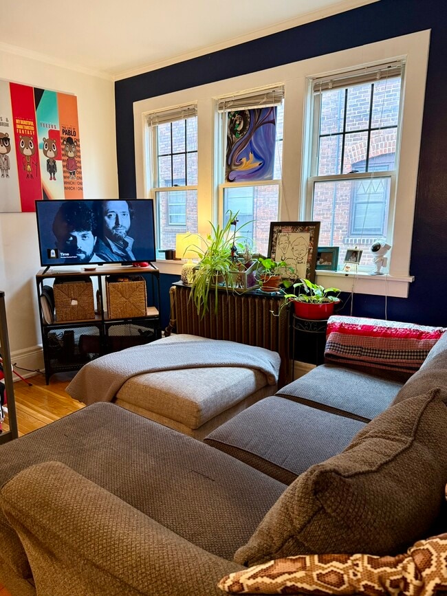 Unit 4 Living Room - Grand Victoria Flats