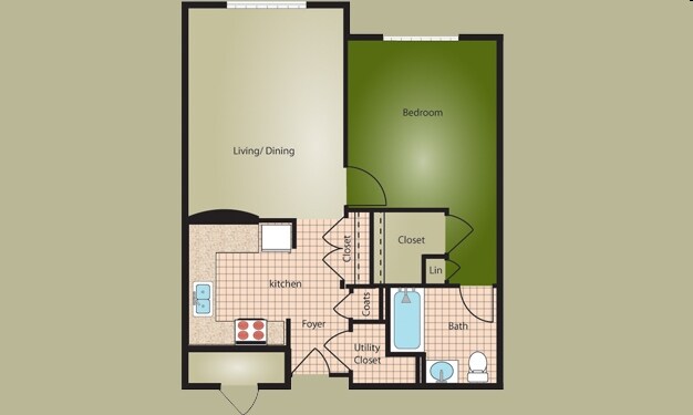1HAB/1BA - Elim Manor