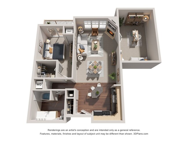 Interior Photo - Lake Susan Apartments