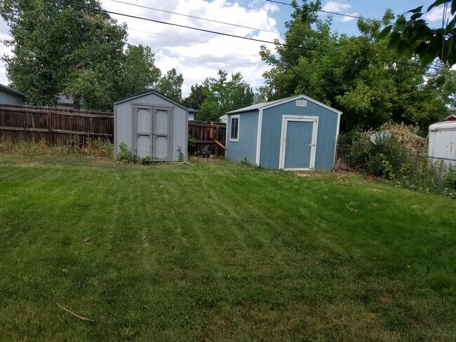 Large storage shed on the right - 6479 S Windermere St