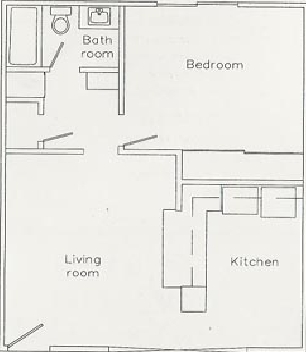 1HAB/1BA - Upland Manor