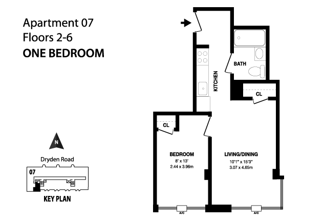 1BR/1BA - Collegetown Center