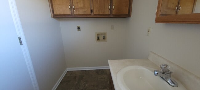 Bathroom has washer/dryer connections - 25585 Nick Davis Rd