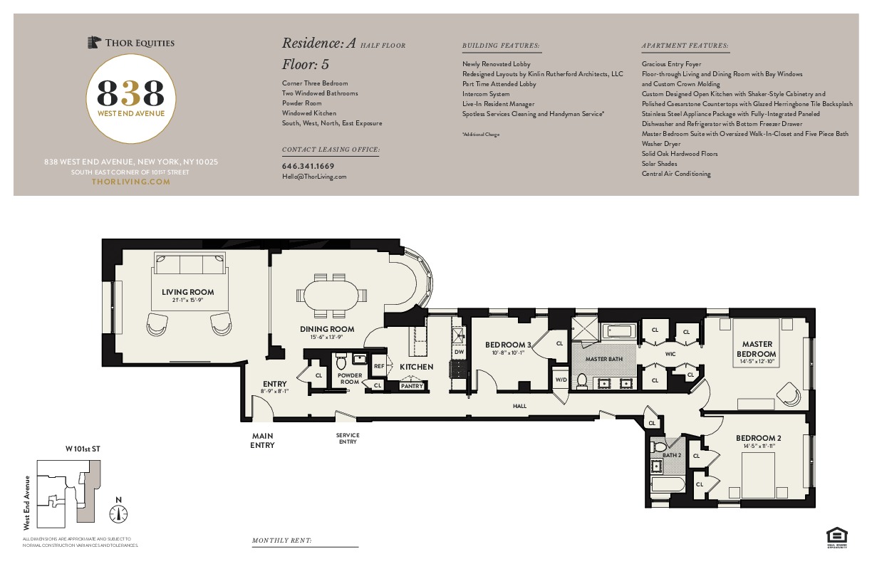 Floorplan - 838 West End Avenue