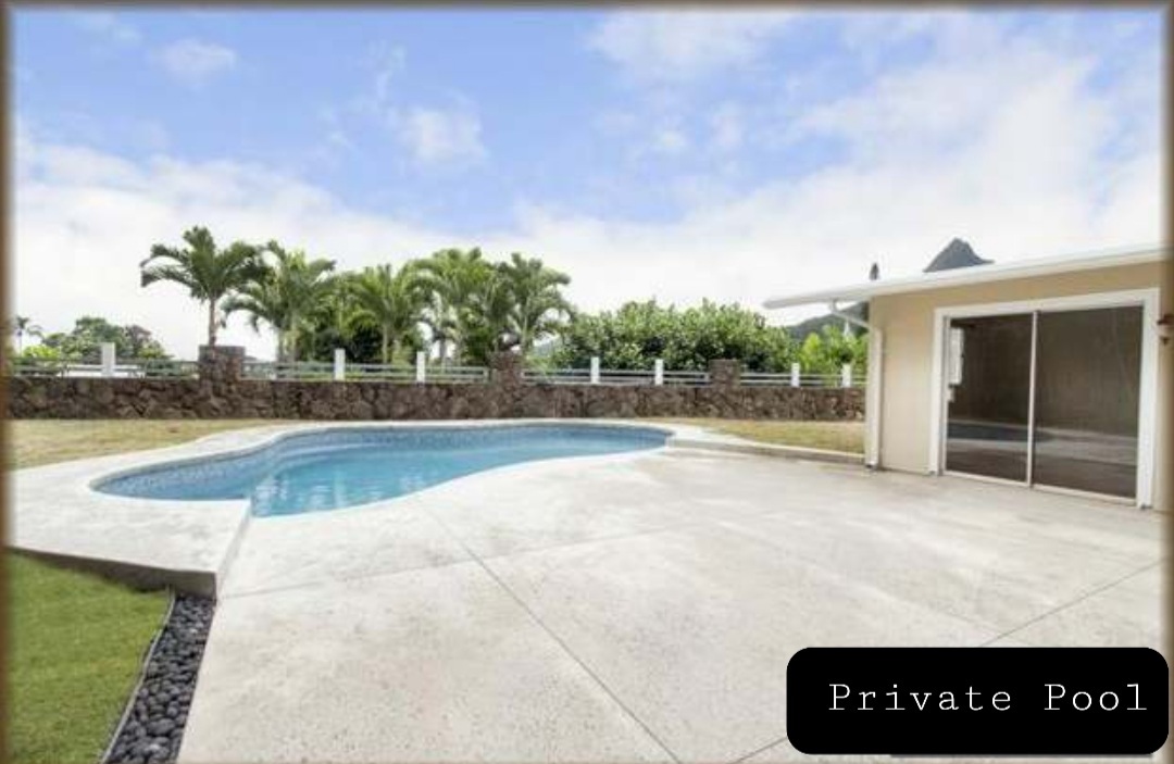 Private Back Yard - 945 Lunaawa Pl