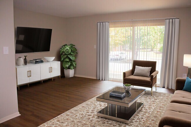 Sala de estar - The Woodlands Apartment Homes, LLC