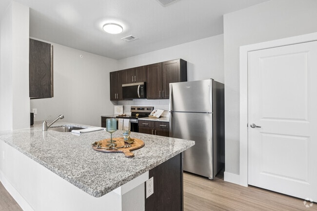2BR, 2BA - 1097SF - Kitchen - The Janson