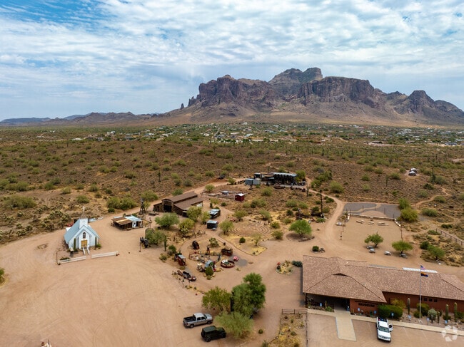 Many travelers enjoy visiting the Lost Dutchman Museum by Superstition Mountain.