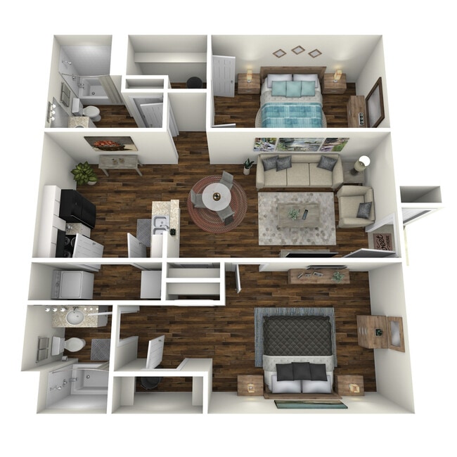 Floorplan - Fredericksburg Place Apartments