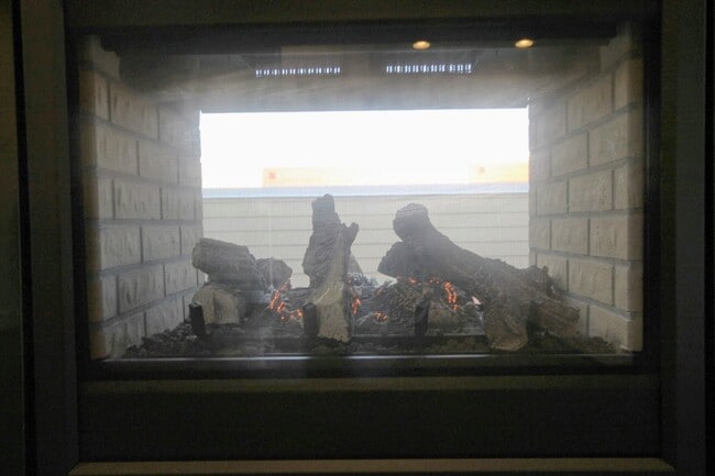 2-way fireplace on roof terrace patio, 4th-floor - 1305 Van Valkenburgh Ln