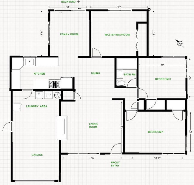Floor plan - 801 Patricia Avenue