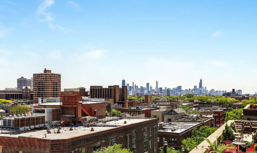Downtown View from the Rooftop Deck - 3150 N Sheffield Ave
